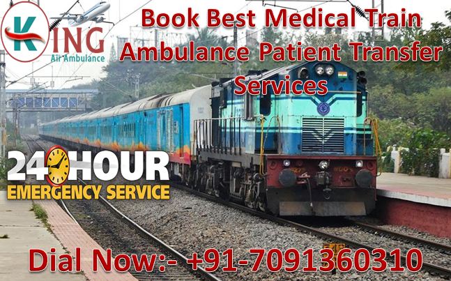 get king train ambulance patient transfer services in India 05